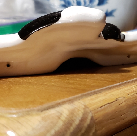 Fitz and Floyd snowman snack therapy plate - Picture 3 of 4